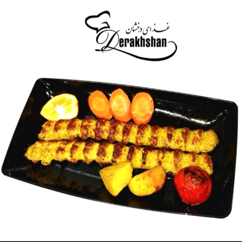  عکس خوراک کوبيده مرغ* دو سيخ