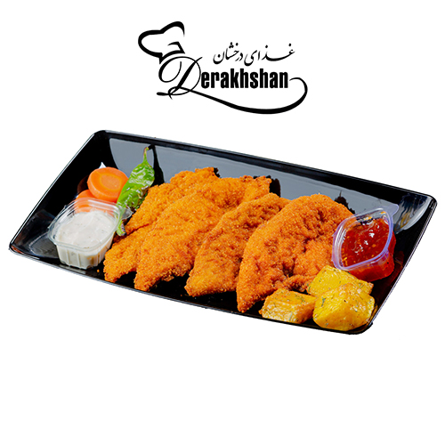  عکس خوراک شنيسل مرغ مخصوص